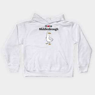 I Love Middlesbrough Kids Hoodie